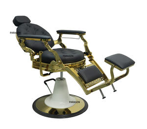 Silla de Barbero de Cuero de Lujo Personalizada, Silla Ergonómica para Barbería, Equipo Profesional de Salón de Belleza para Accesorios de Barbería - Product Image 5