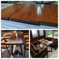 Meubles de salle à manger en bois massif, meubles de restaurant, meubles de café table et chaise de restaurant table et chaise de café