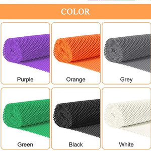 แผ่นรองกันลื่น PVC โฟม สำหรับครัว บาร์ ถาดลิ้นชัก แผ่นรองเก็บของ แผ่นรองพื้นแบบตารางเล็ก แผ่นรองพรมกันลื่นในรถยนต์ แผ่นรองกันลื่น - Product Image 6