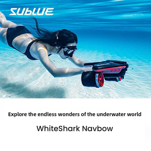 Scooter sous-marin Sublue WhiteShark Navbow, résistant à une profondeur de 40 m, hélice de plongée avec support pour caméra, réglage à 3 vitesses - Product Image 5