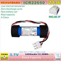 Battery ICR22650 baterai Li-Ion 3.7V 3400mAh 18650 untuk Speaker Kardon Onyx Studio 1 2 3 4 Z136