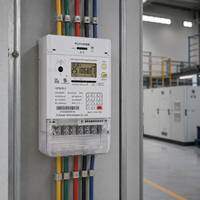 Compteur d'énergie triphasé prépayé STS PAYG avec lecture à distance 4G/GPRS, certifié ISO9001, CE, précision de classe 1.0, écran LCD, compteur Payasyougo