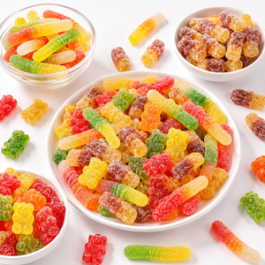 <strong>Mega</strong> Mix Assortment <strong>Sour</strong> Gummy Candy Variety Shapes Combo Sugar Coated Chewy Soft BRC Certified Bulk Wholesale OEM - Product Image 2