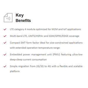 Quectel EG95-E LTE Cat 4模块4g物联网模块用于M2M和物联网应用EMEA市场 - Product Image 3