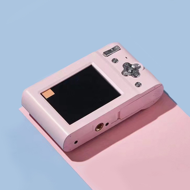Auto Focus Cute Mini Kids Digital Camera 2.7K 21x-40x Optical Zoom 48MP CMOS Sensor 1080P Video 2.4" Screen MicroSD MP3 Filter