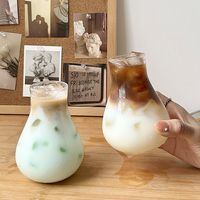 Nouveau Produit Phénoménal : Tasse à Café en Verre pour Boissons Glacées, Bubble Tea et Americano – Le Choix des Célébrités d'Internet