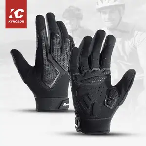 Gants d'équitation VTT en silicone antichoc unisexe pour hommes et femmes Gants de vélo pour le cyclisme et le VTT