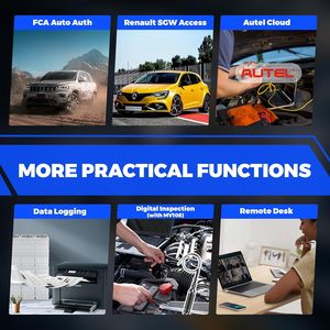 Autel maxicom mk900 hai chiều Wifi Máy quét 2025 nâng cấp doip có thể FD fca tự động auth 40 + OBD2 dịch vụ chế độ tất cả các công cụ - Product Image 5