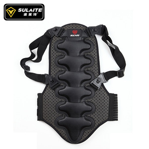 Sulaite <b>Back</b> <b>Protector</b> Armor Adjustable Spine Support For Skiing Motocross Riding Outdoor Sports Adult Black - Product Image 4