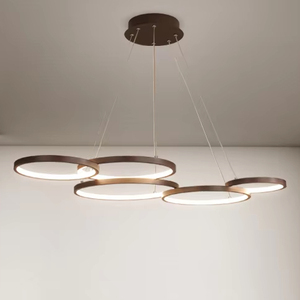 Cercle noir Art Restaurant cuisine île suspension lampe <span class=keywords><strong>scandinave</strong></span> maison salon mode <span class=keywords><strong>chambre</strong></span> <span class=keywords><strong>lustre</strong></span> - Product Image 1