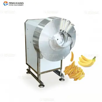FC-501 fabriqué en chine coupe de fruits entièrement automatique banane chip carotte gingembre trancheuse pomme déchiqueteuse