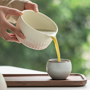 Service à thé en céramique de la dynastie Song résistant à la chaleur avec un design <span class=keywords><strong>japonais</strong></span>, origine Dehua, bol à matcha de niveau débutant pour la cérémonie du thé - Product Image 3