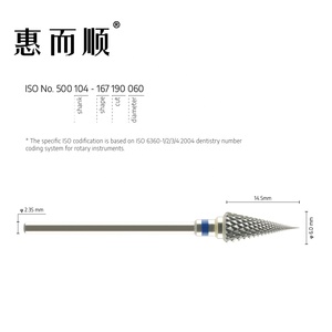 5000359 fraises en carbure de tungstène HP en gros de haute qualité de forme conique pour le plâtre de coupe - Product Image 3