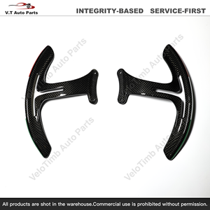 Emblema de <span class=keywords><strong>bandera</strong></span> de paletas de cambio de fibra de carbono genuino para <span class=keywords><strong>Ferrari</strong></span> 812 F8 70006495 Material Premium ajuste exacto piezas originales duraderas - Product Image 3