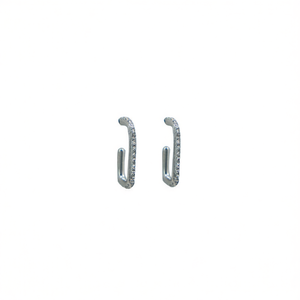 Boucles d'oreilles Huggie en cristal, acier inoxydable 316L, placage or PVD, bijoux durables et résistants pour femmes, accessoire de mode - Product Image 2