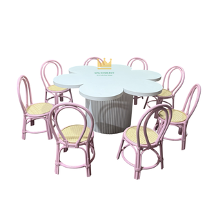 Sillas de Mimbre Hechas a Mano para Fiestas Infantiles, Muebles para Eventos Infantiles de Mimbre Natural, Diseño Ligero y Duradero, Venta al Por Mayor - Product Image 3