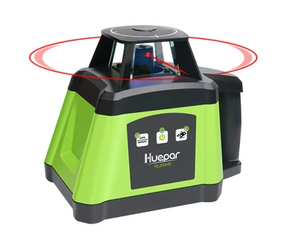 <span class=keywords><strong>Huepar</strong></span> RL200HR <span class=keywords><strong>360</strong></span> haz giratorio Interior/Exterior rojo Horizontal, Kit de nivel láser giratorio autonivelante electrónico de alta precisión - Product Image 2