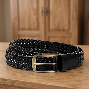 Hand Carved Real Cow Hide Leather Vintage Square Pin <b>Belt</b> <b>Men</b> Customizable Steel Eco-Friendly High Strength Waterproof Durable B - Product Image 1