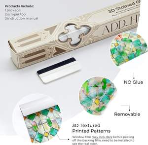 Film pour fenêtre en verre teinté, protection <span class=keywords><strong>de</strong></span> la vie privée, <span class=keywords><strong>blocage</strong></span> des UV, adhésif statique, rectangulaire, pour maison, cuisine, bureau, porte <span class=keywords><strong>de</strong></span> salle <span class=keywords><strong>de</strong></span> bain, 60x90cm - Product Image 3