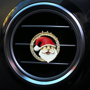 ที่ปรับอากาศใน<span class=keywords><strong>รถ</strong></span>ยนต์ทำจากโลหะมีวัสดุพลอยเทียมสำหรับตกแต่งภายใน<span class=keywords><strong>รถ</strong></span>สไตล์รองเท้าคริสต์มาสที่สวยงามมาก - Product Image 3