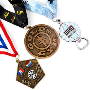 เหรียญสังกะสีอัลลอยแสดงกำลังแบบปรับแต่งได้เหรียญได้รับรางวัลพร้อมริบบิ้น - Product Image 2