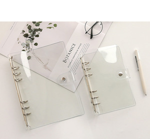 Carpeta recargable de Pvc con 6 anillos, cuaderno creativo con láser para oficina y escuela, suministros de papelería, A5, A6 - Product Image 1