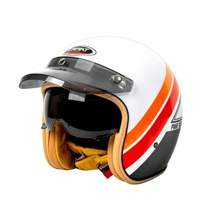Nouveau <span class=keywords><strong>Casque</strong></span> de Moto Électrique ABS Toutes Saisons, Design <span class=keywords><strong>Vintage</strong></span> Ouvert Moitié-Visage, Priorité à la Sécurité pour Hommes et Femmes, Idéal pour le Motocross Transfrontalier - Product Image 6