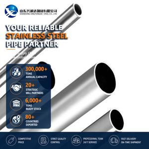 Tubería de Acero Inoxidable ASTM A312, Estándar ASTM 316L 321, Acabado Satinado, 60.3mm Sch160, para Servicios de Construcción - Product Image 1