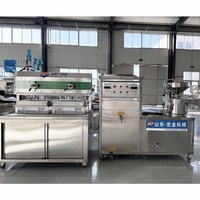 Machine industrielle automatique de transformation du soja, presse à tofu, composants principaux PLC, 380V 26KW, garantie 1 an pour l'industrie alimentaire agricole