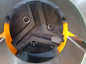 Nhà máy Outlet 180 ống khí nén Ống vát chamfering Máy Rod Bar End chamfering máy cho tấm kim loại - Product Image 5