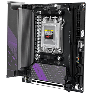 JGINYUE <span class=keywords><strong>Motherboard</strong></span> mini-itx B650I Night Devil AM5 mendukung <span class=keywords><strong>AMD</strong></span> 7500F/7600X/7800X3D/7900X/7950X CPU <span class=keywords><strong>DDR5</strong></span> - Product Image 2