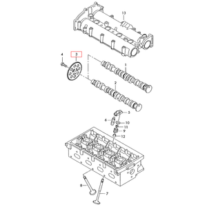 03C109571B 03C109571F Pignone di Distribuzione per VW <span class=keywords><strong>Tiguan</strong></span> Sharan Scirocco Beetle Golf Polo Passat Audi A1 A3 <span class=keywords><strong>2008</strong></span>-2016 EA111 - Product Image 5