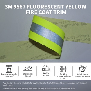 3m 9587 chống cháy băng phản quang vải huỳnh quang màu vàng Ribbon may trên dải - Product Image 2