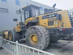 Chargeuse sur pneus Komatsu WA470-3 d'occasion en bon état, moteur et roulements d'origine japonais, modèle 2018, charge nominale 21640 kg - Product Image 5