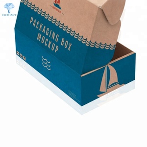 Flat <b>Packed</b> Hot Selling Custom CMYK Color Printed Folding Portable Kids Shoe <b>Box</b> - Product Image 5