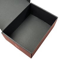 Boîte d'emballage personnalisée avec Logo, boîte postale écologique de beauté naturelle, boîte postale en papier noir
