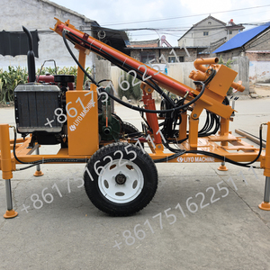 Machine <span class=keywords><strong>de</strong></span> forage <span class=keywords><strong>de</strong></span> puits d'eau portable, hydraulique, diesel, personnalisée, pour petits puits - Product Image 5