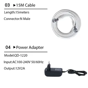Amplificatore di Segnale Mobile a 5 Bande 2G 3G 4G 5G LTE, Ripetitore per Telefoni Cellulari, Potenziatore di Segnale 4G - Product Image 5