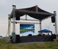 P391 Affichage LED Location extérieure 3.9mm Pixel Pitch Grand écran de scène Mur vidéo Classement IP65 Magasin de détail Centre commercial Éducation
