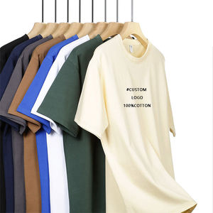 T-shirt surdimensionné personnalisé en gros, haute qualité, 305 GSM, 100 % coton, style décontracté confortable, t-shirt homme - Product Image 2