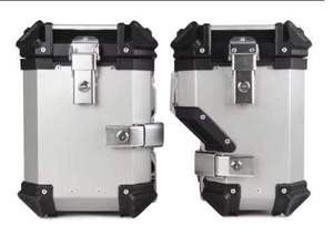 Maletas Laterales de Aluminio para Motocicleta <span class=keywords><strong>BMW</strong></span> R1200GS, Maletas con Recorte para Escape, Forro Acolchado de Lujo, Juego de Equipaje Rígido - Product Image 1