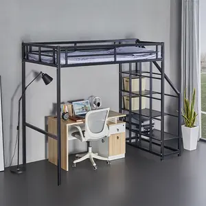 School Student Stainless Steel Bunk Bed Hotel Steel Bunk Beds Apartment Bed