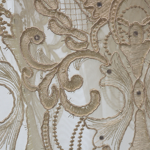 Fournisseur direct d'usine brodé Tulle <span class=keywords><strong>Organza</strong></span> tissu pure rideau de fenêtre d'hôtel - Product Image 2