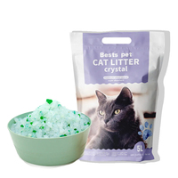 Litière pour chat en silicone saine et sûre, excellente gestion des odeurs pour les familles multi-chats