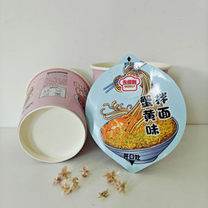 厦門 (アモイ) 卸売 ヘルシー ハラル 韓国風ラーメン インスタントヌードルカップ 美味しいスパイシービーフヌードル 栄養価の高い紙カップ工場 格安 - Product Image 3