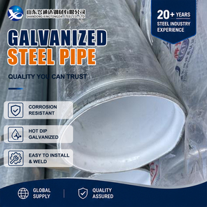 Full Hard DX51D DX52D Z275 G/sqm 60.3mm Beveled End Galvanized Steel Pipe with Excellent Corrosion Resistance - Product Image 1