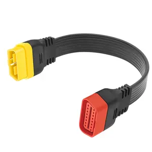 High Quality Full PIN Flat 16PIN OBD2 Extension Cable Work for OBD2 Automotive Diagnostic Interface Car Diagnostic Tool