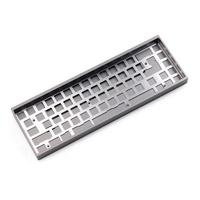 Clavier en aluminium mécanique personnalisé 65% et 75% pour services d'usinage CNC de boîtier pour clavier mécanique personnalisé de conception unique
