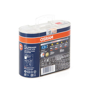 OSRAM H7 62210FBR 12V 55W Interruptor de niebla Lámpara de faro halógeno PX26d <span class=keywords><strong>2600K</strong></span> Luz amarilla - Product Image 3