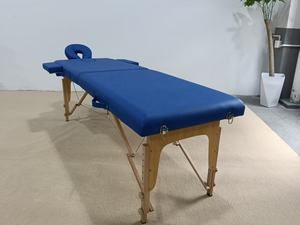 Venta al por mayor de fábrica caliente de lujo de cuero sintético plegable salón de masaje cama portátil Spa equipo de belleza para hoteles - Product Image 4